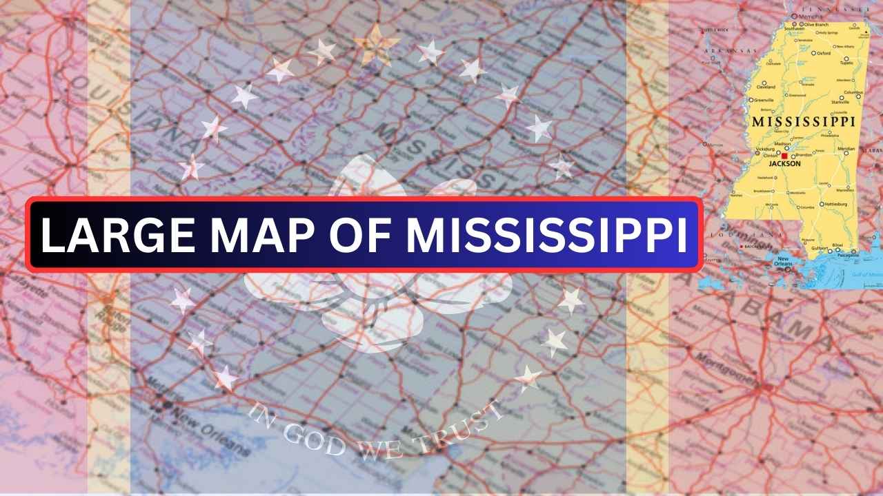 Large Map of Mississippi